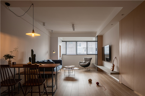 95㎡现代风格，演绎品质与格调！(图1)