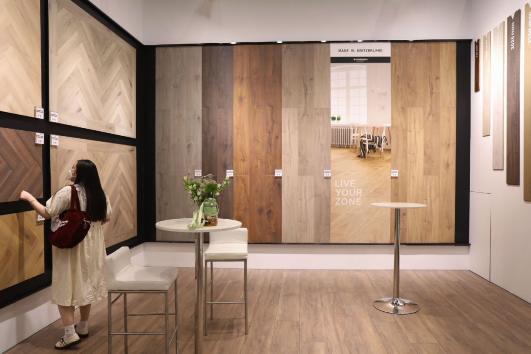 匠心打造地板艺术|上海建博会，卢森地板惊艳出圈！(图6)