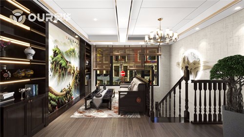 奥华：94㎡带棋牌室和茶室的舒适养老房(图4)