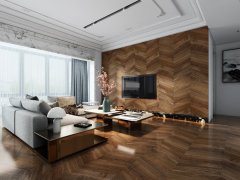 组合式鱼骨拼 黑核桃 ZY-01莫兰迪-直纹本色 550x95x15mm